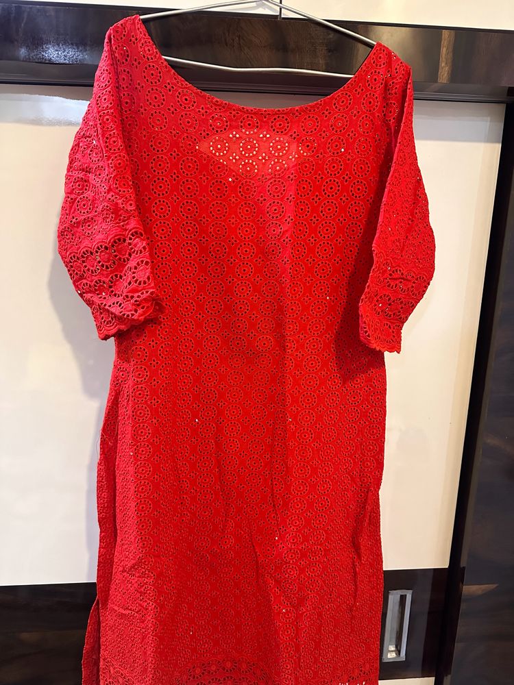 Red Kurta