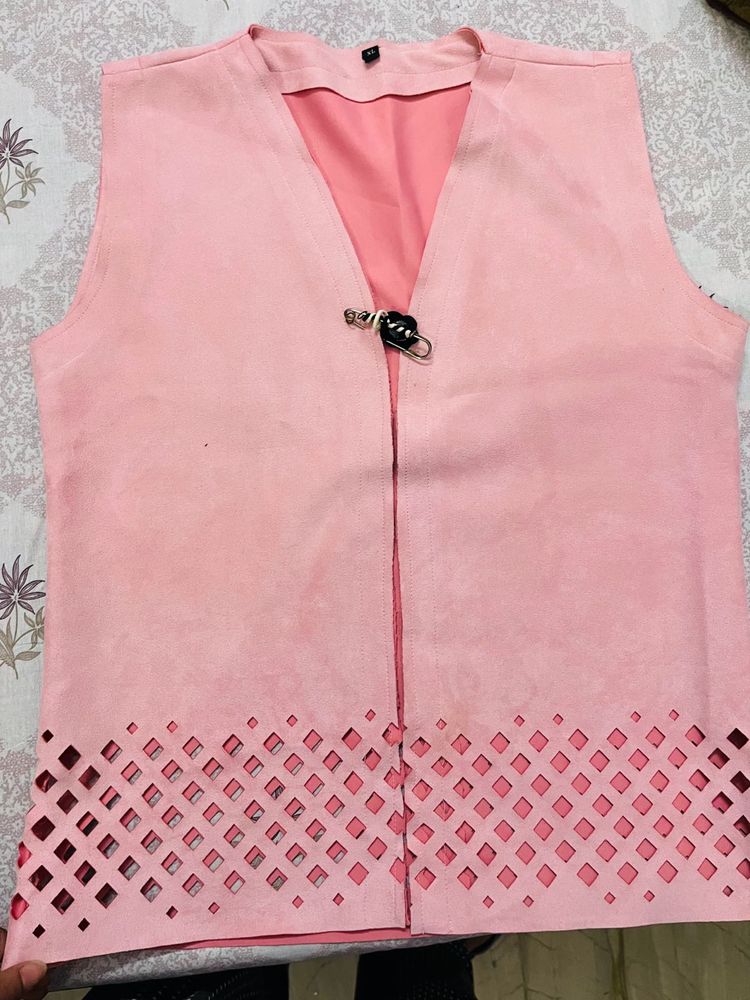 Pink Woollen Jacket