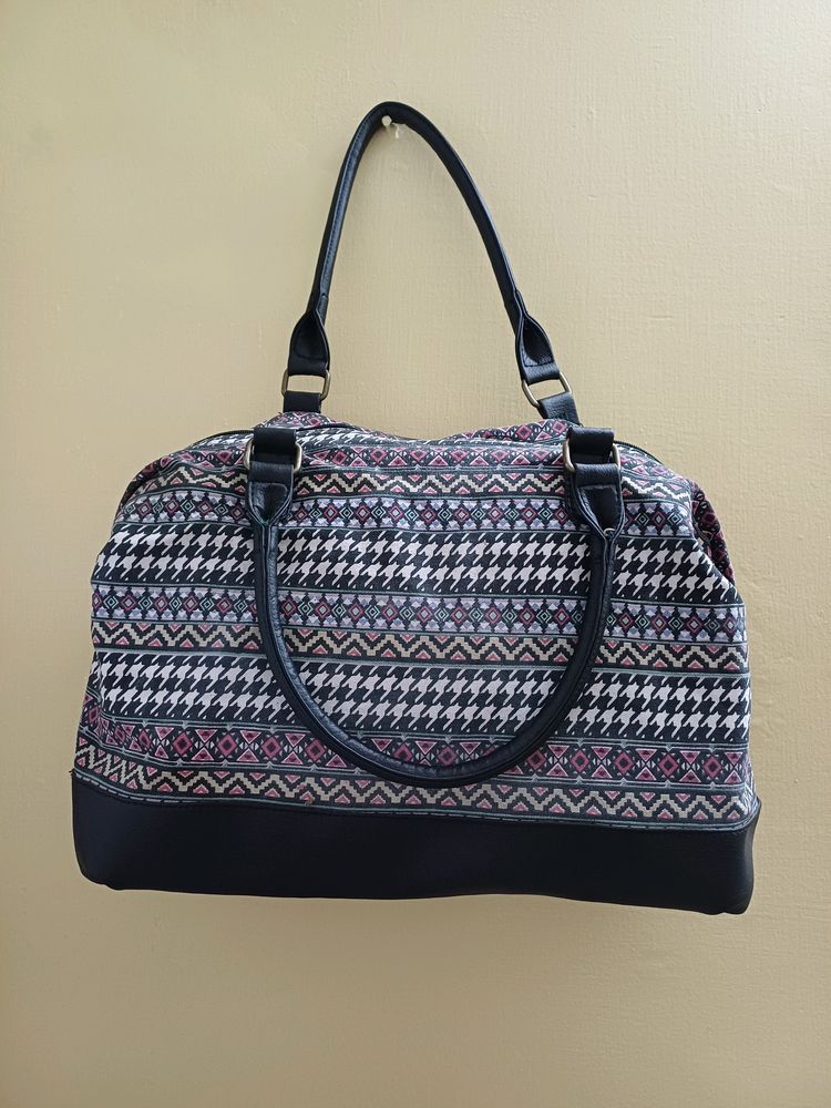 Printed Canvas Handbag DNMX