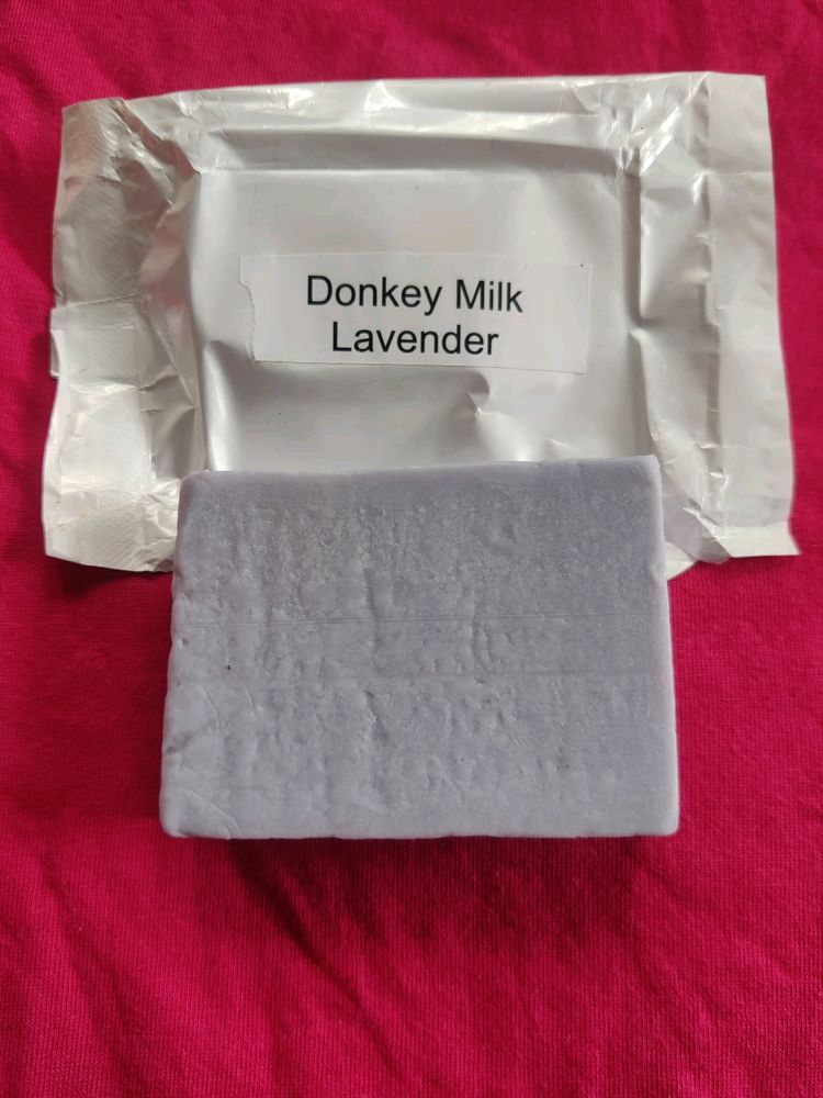 Home Made Donkey Milk And Lavender Soaps