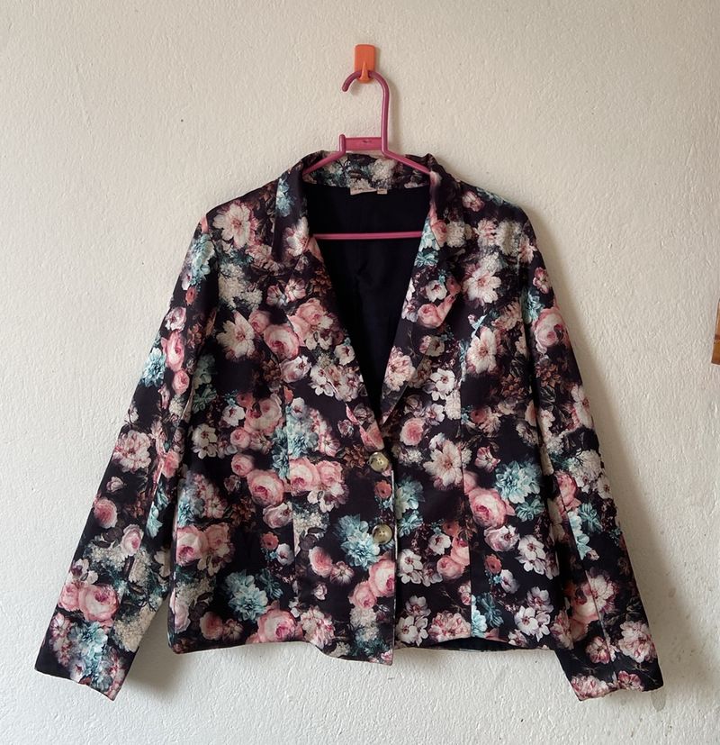 Floral Blazer