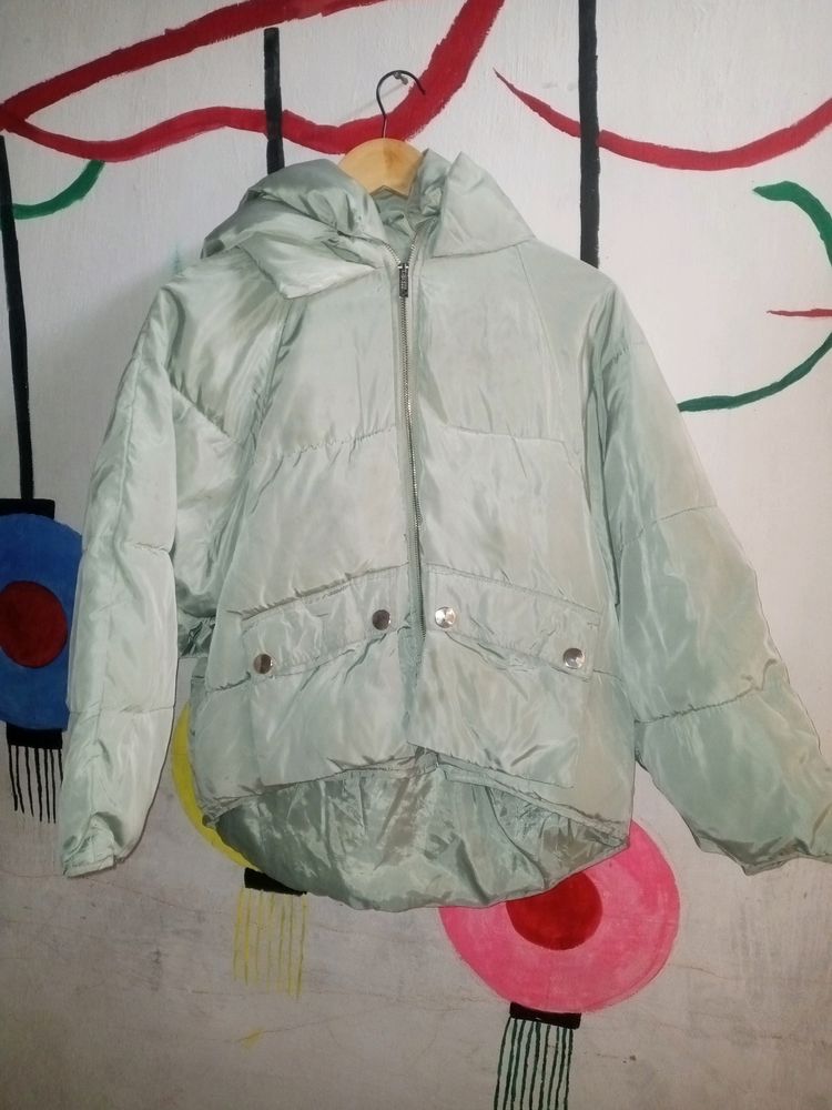 Jacket High Low (Sea Green)