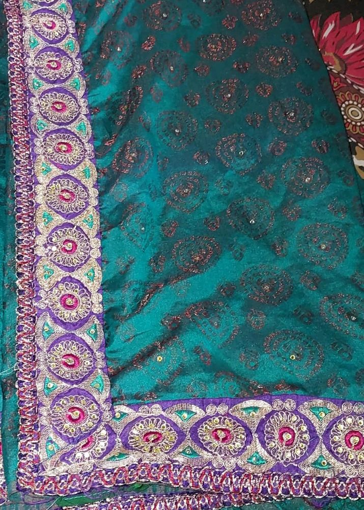 Heavy Border Ethnic Saree