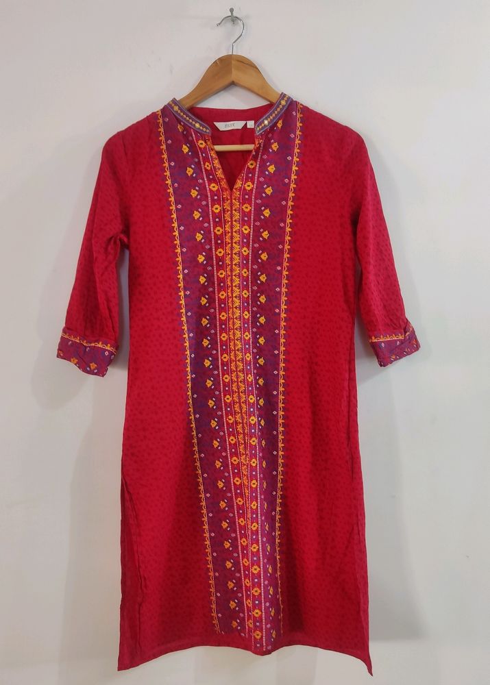 Max Red Printed Tunic (Woman)