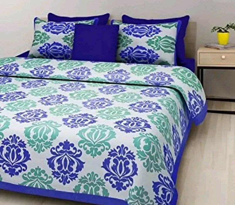 Multicolor Cotton Bedsheet_double Bed