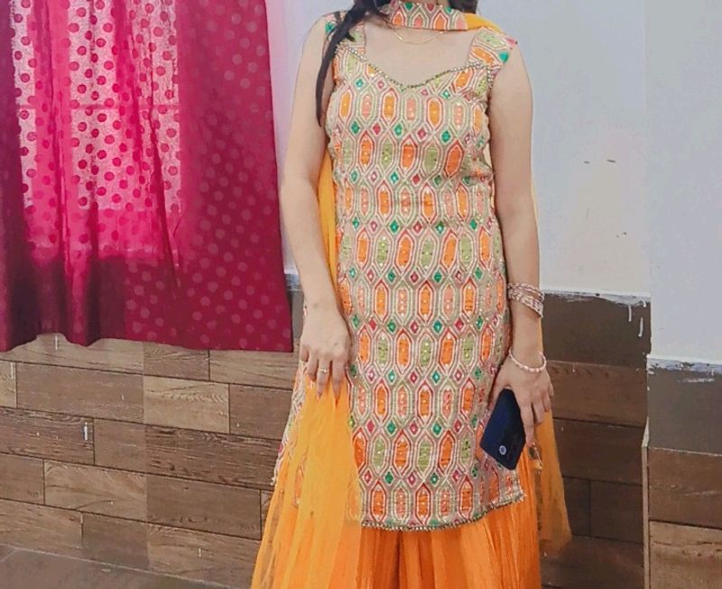 Yellow Ethnic Gown