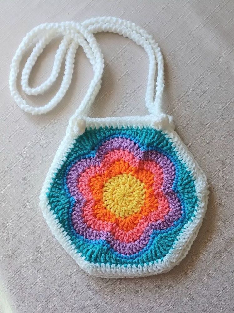 Crochet Multicolour Slingbag