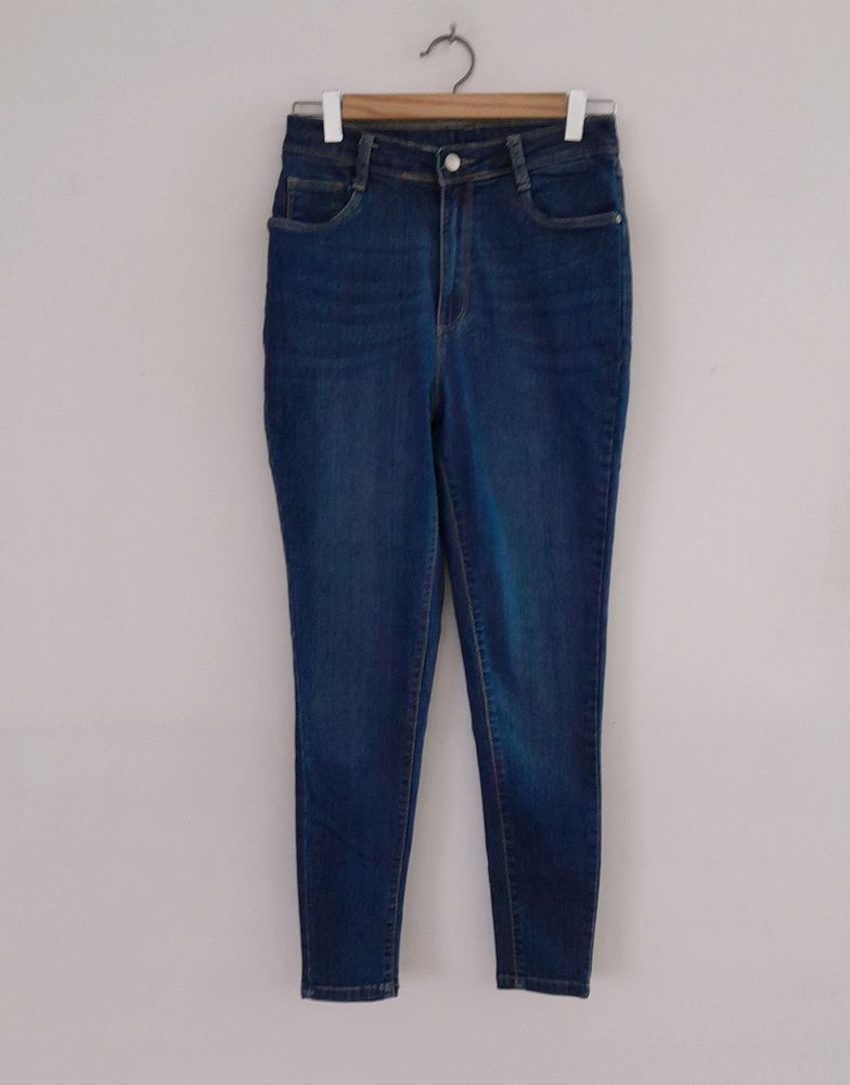 Dark Blue High Rise Jeans (Women's)