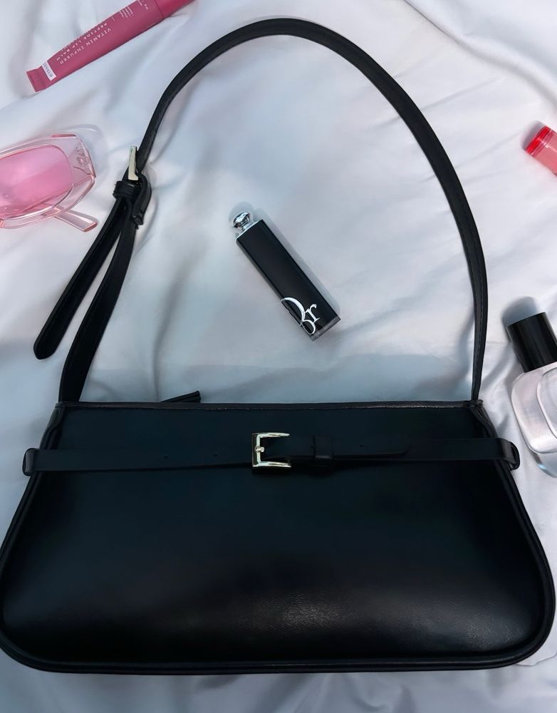 H&M Belt Detail Black Bag (latest)