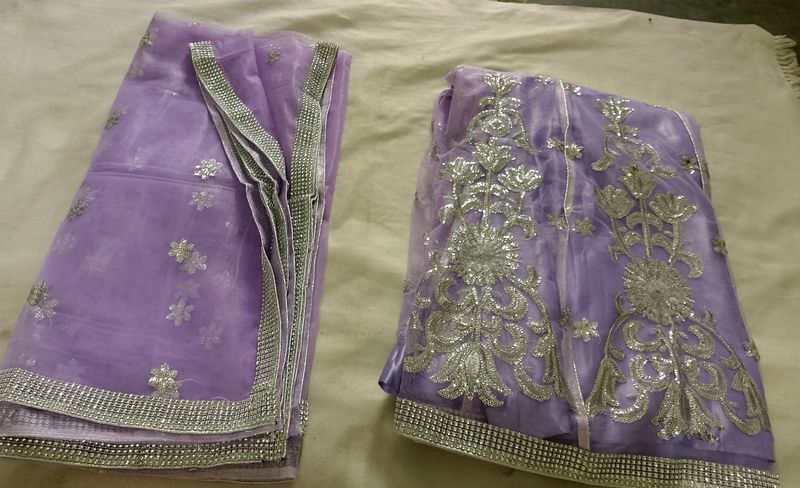 Unstitched Lehenga Choli Fabric And Dupatta