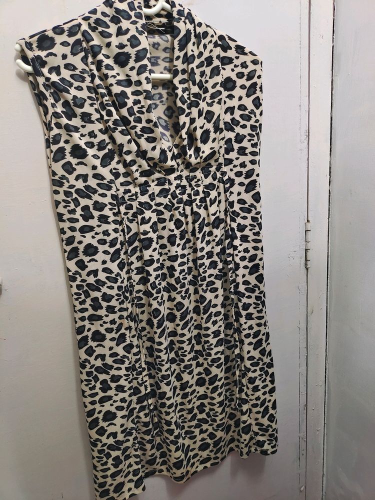 Tiger Print Bodycon Dress