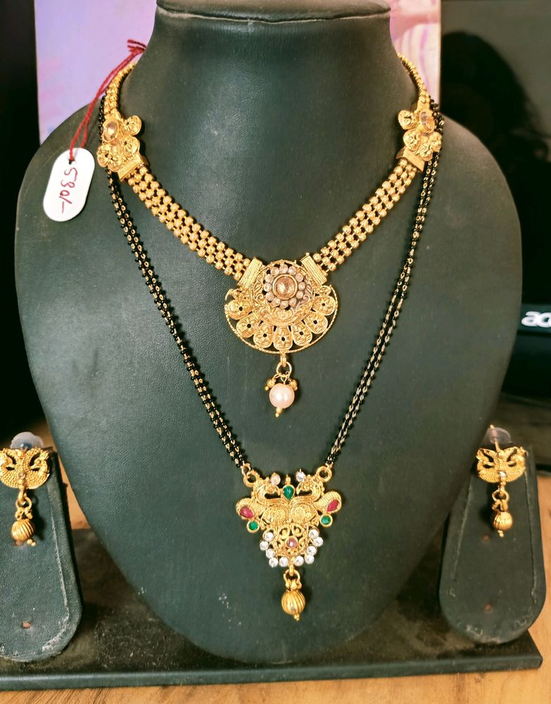 Mangalsutra+Nacklace Combo