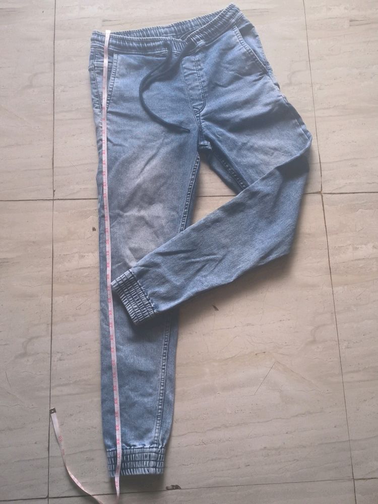 Light Blue Jogger Type Jeans