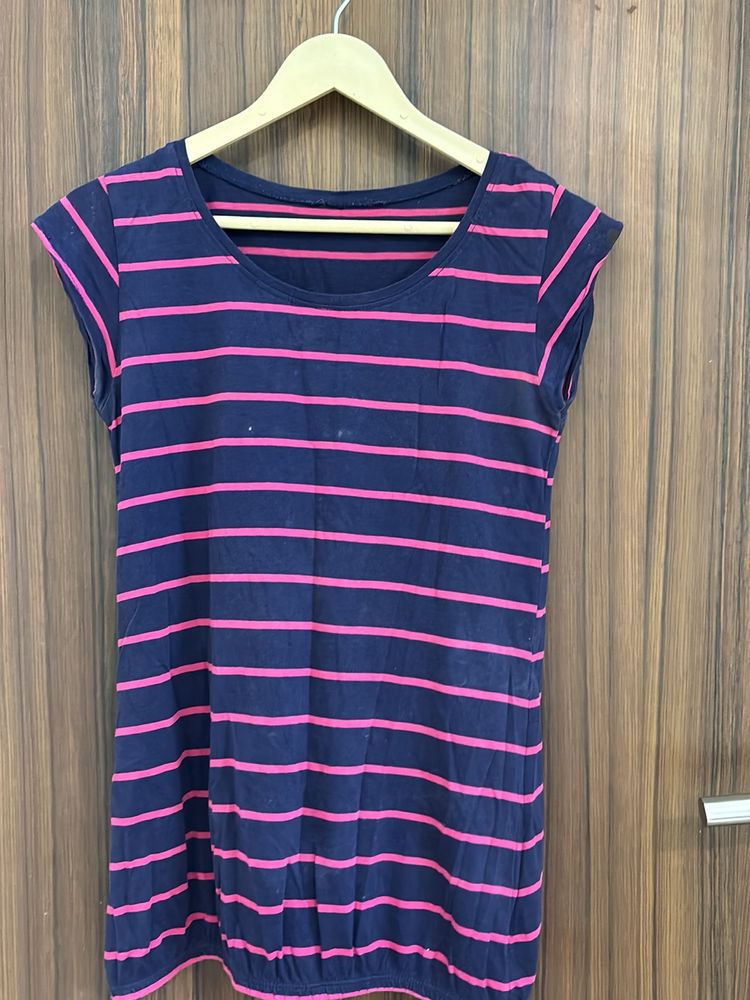 Striped Navy Blue T-shirt