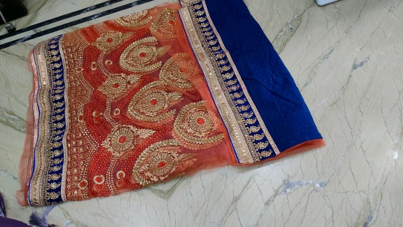 Dual Colour Saree