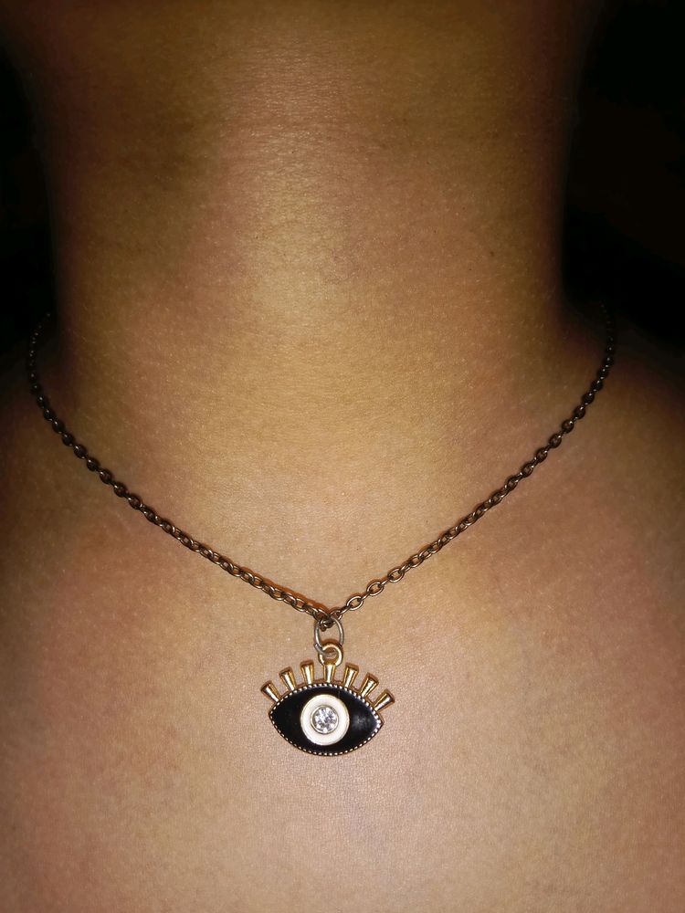 Evil Eye Charm Necklace Chain