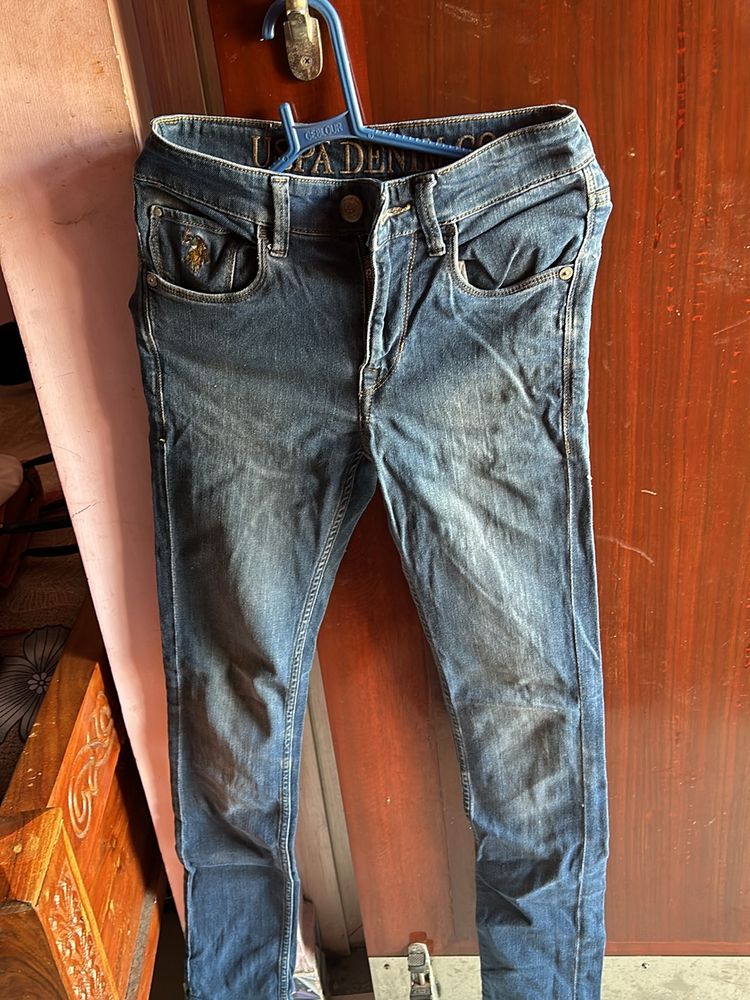 Denim Jeans Sizs 28 Condition Good