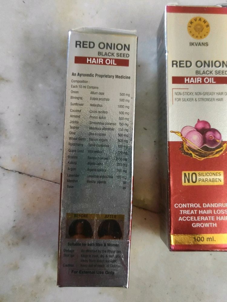 Red Onion Black Seeds Hair Oil Pack Of 3