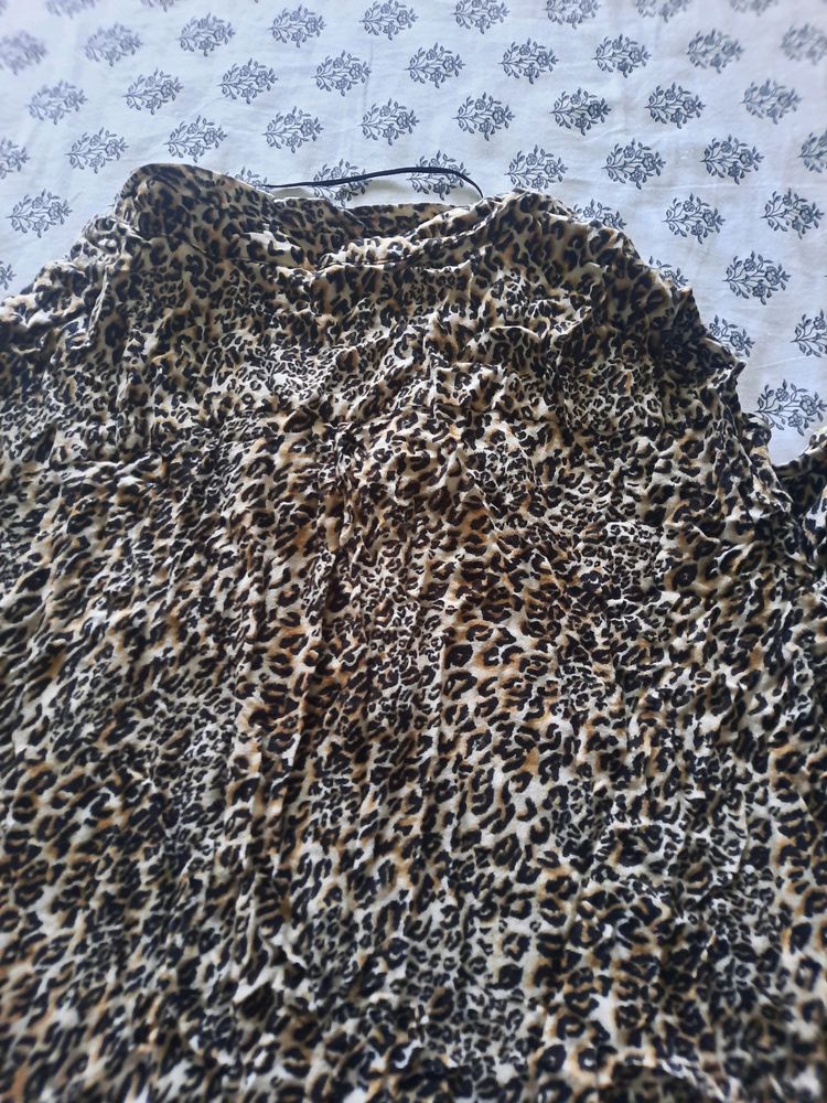 Zara Top In Animal Print