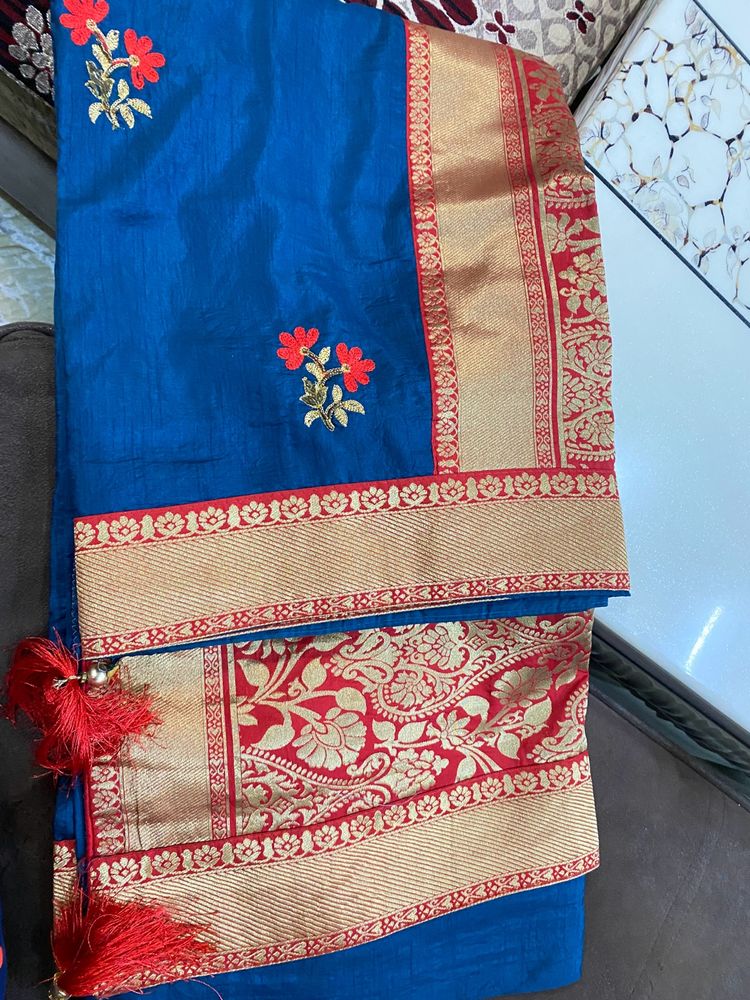 Pure Chanderi Silk Saree