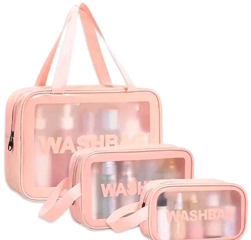 3 Makeup Pouches Combo