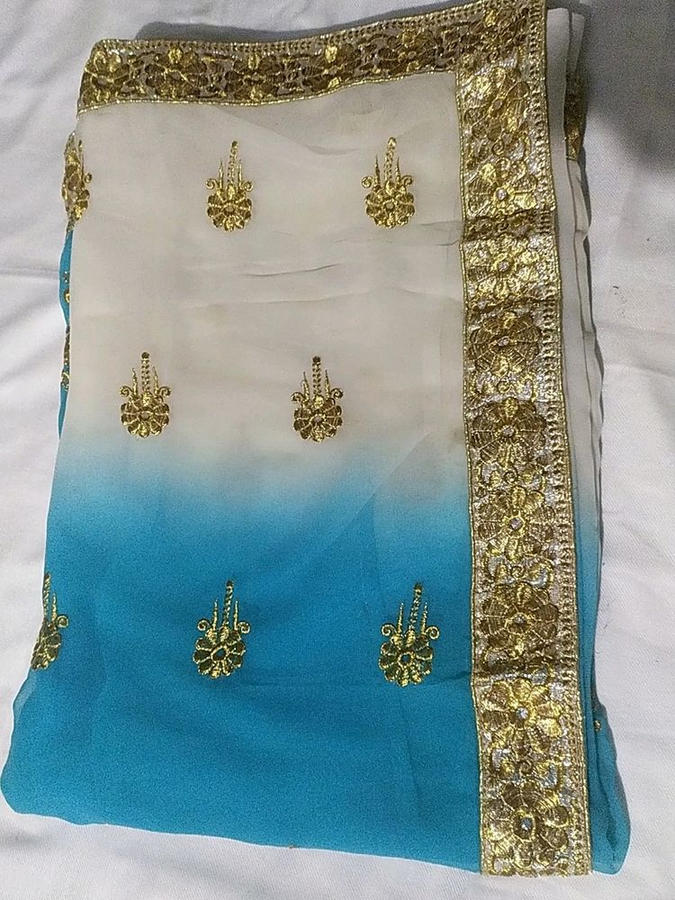 2 Shade Saree