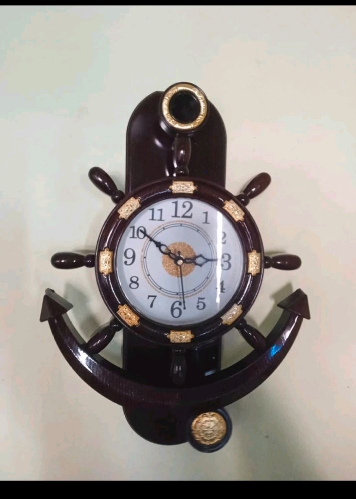 Anchor Pendulum Analogue Clock Brand New