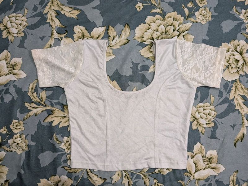 Readymade, Super-stretchable Blouse (Off-white)