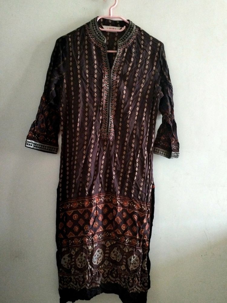 Biba Kurta + Bottom Set