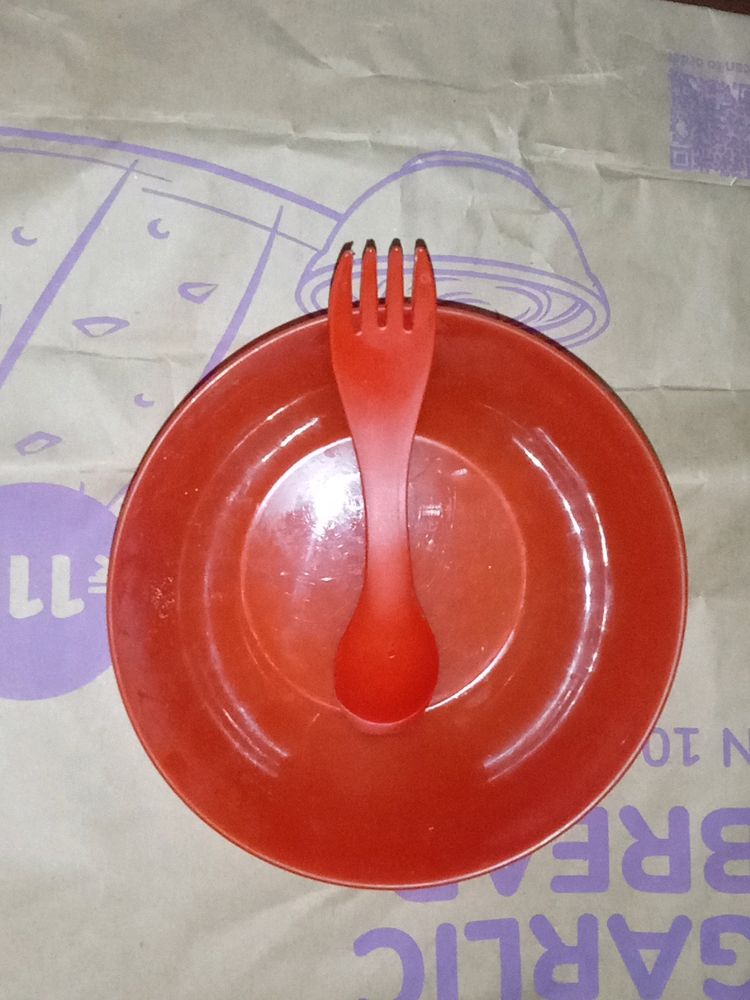 Soupy Noodle Bowl Spoon N Fork