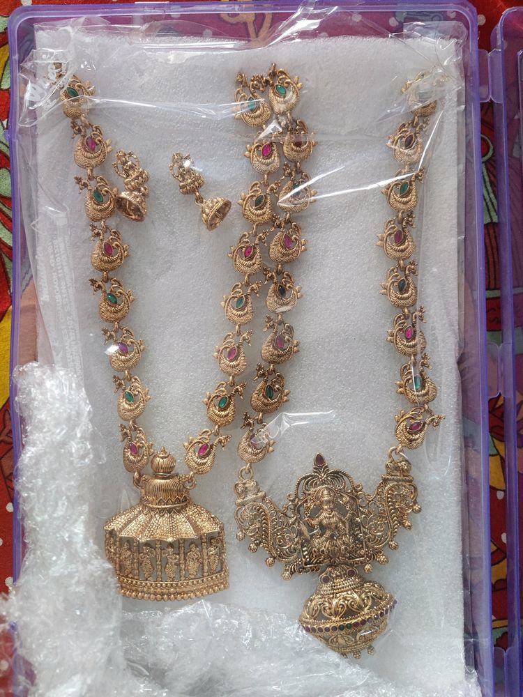 Unused Temple Jewellery Set