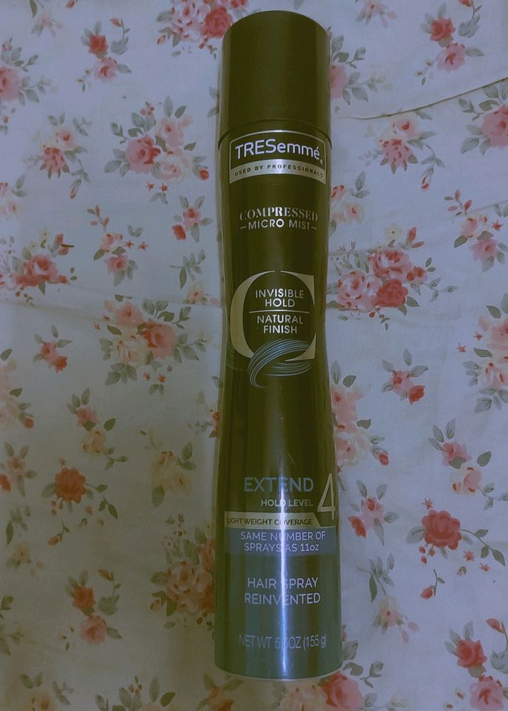 Tresemme Invisible hold Hair Spray.