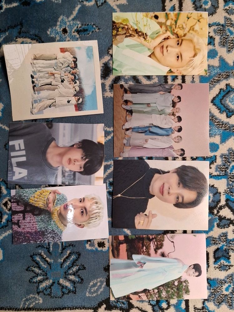 Bts Set Of 6 Unofficial Pcs+Freebies