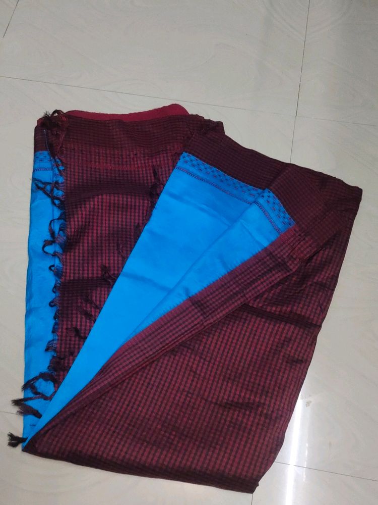 Sky Blue Colour Saree