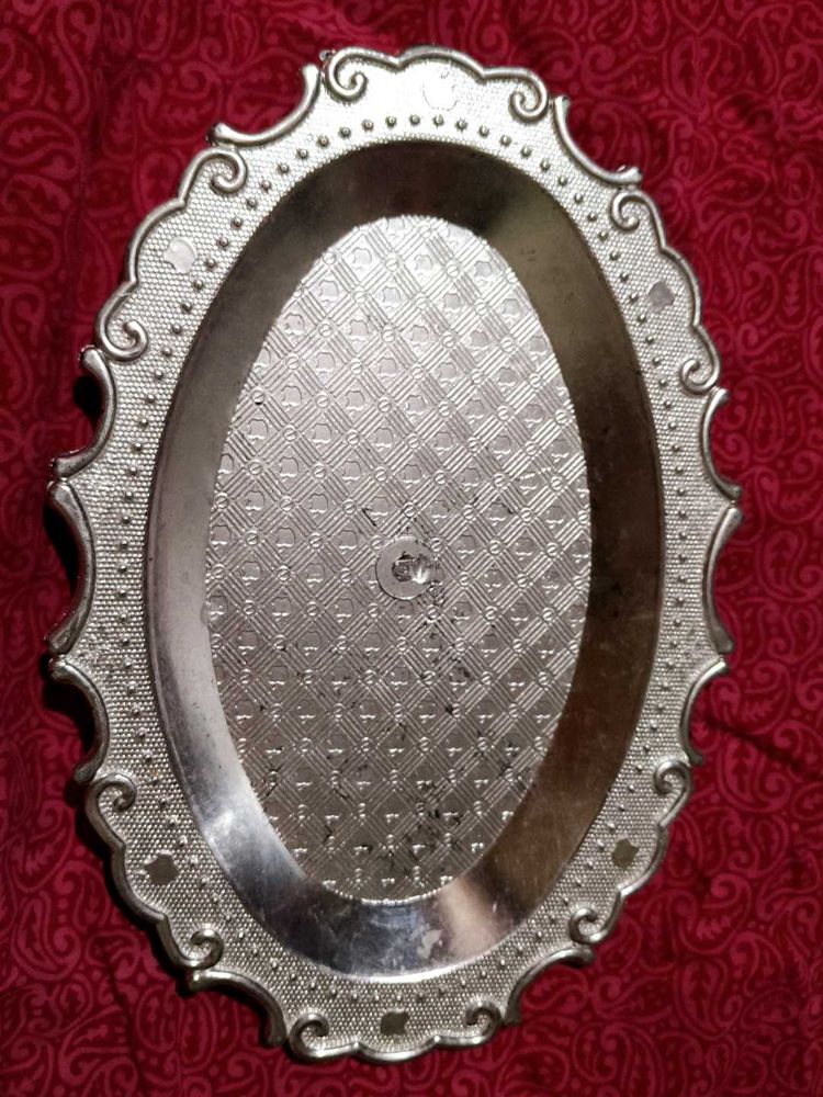 Silver Pooja Plate