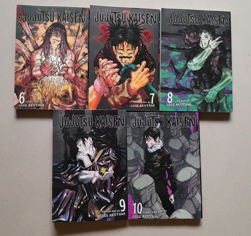 JJK MANGA COMBO VOL.6 + 7 + 8 + 9 + 10✨️