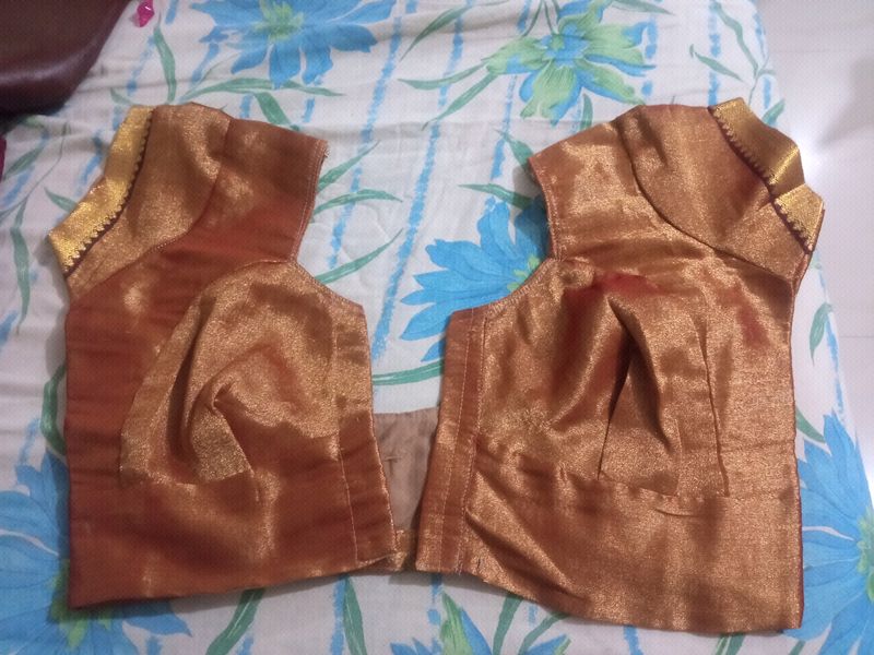 Readymade Golden Blouse ,Shines