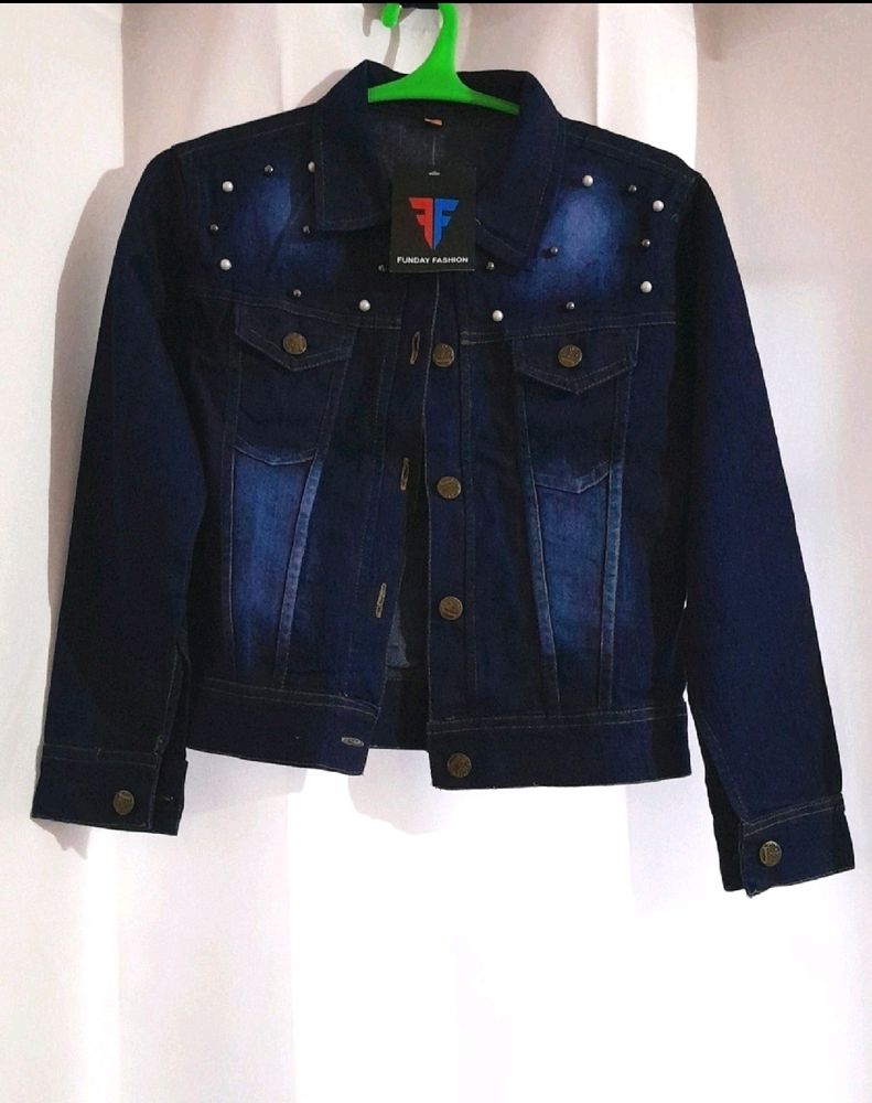 Denim Overcoat For Women (M)