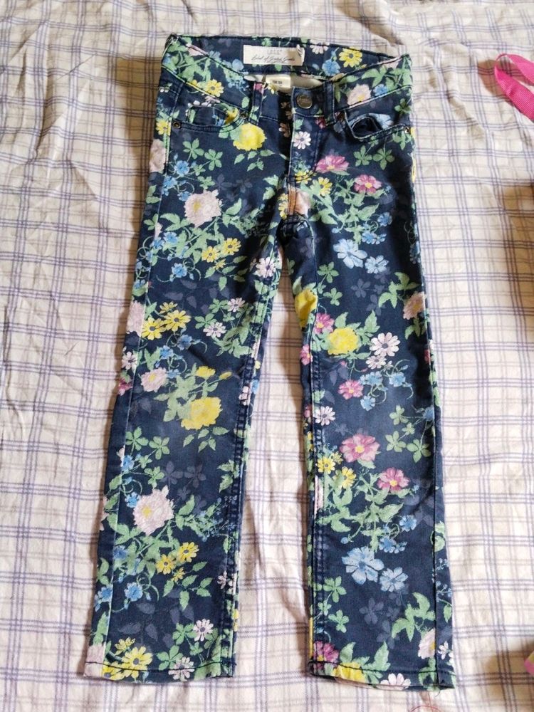 Floral Jeans