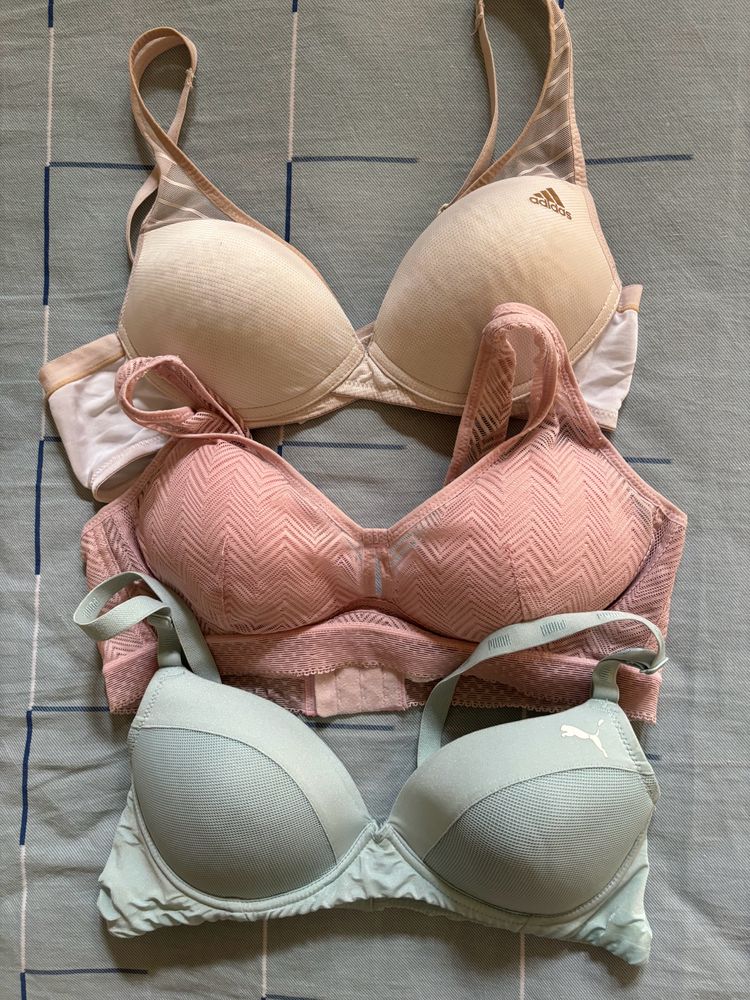 Set Of 3 Branded Bras