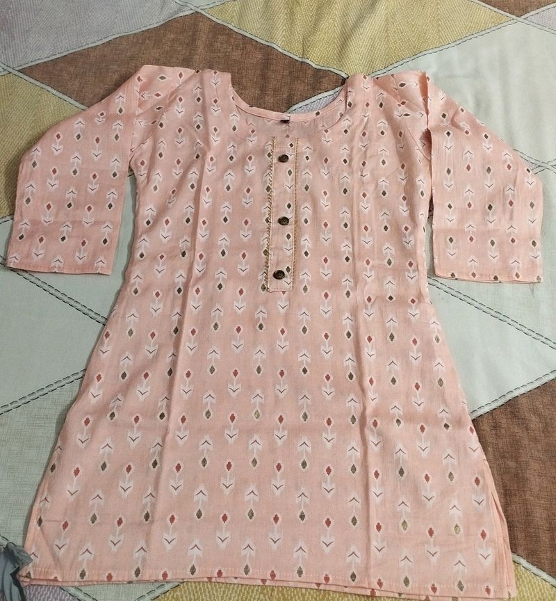 Short Pink Kurti