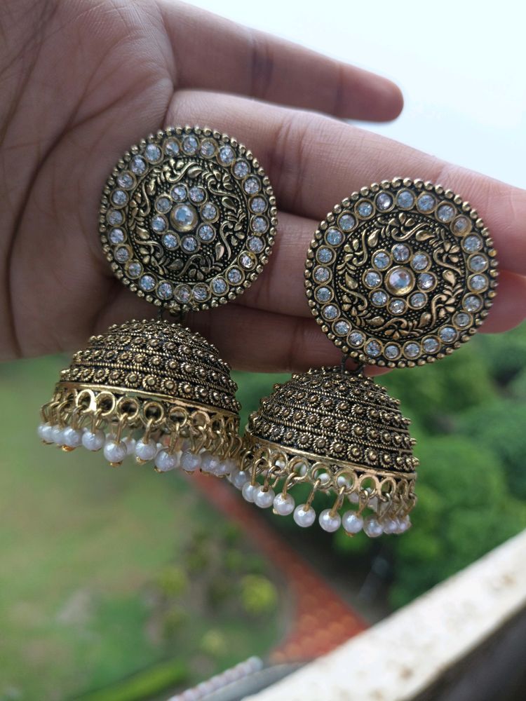 Sparkling Traditional Jhumka✨️🤩