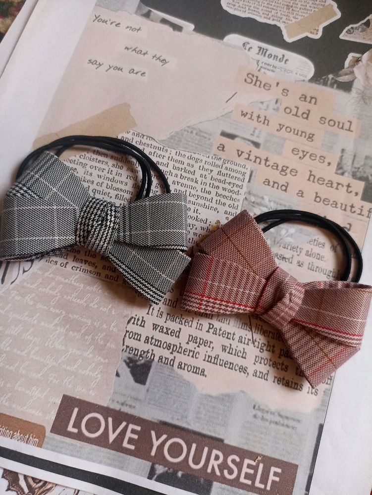 Combo Of 2 Bow Hair Tie