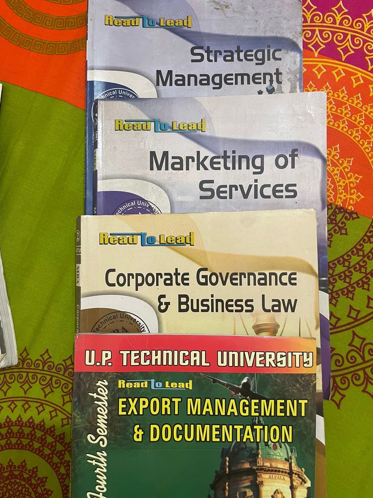 MBA 4th Sem Books edition 2014