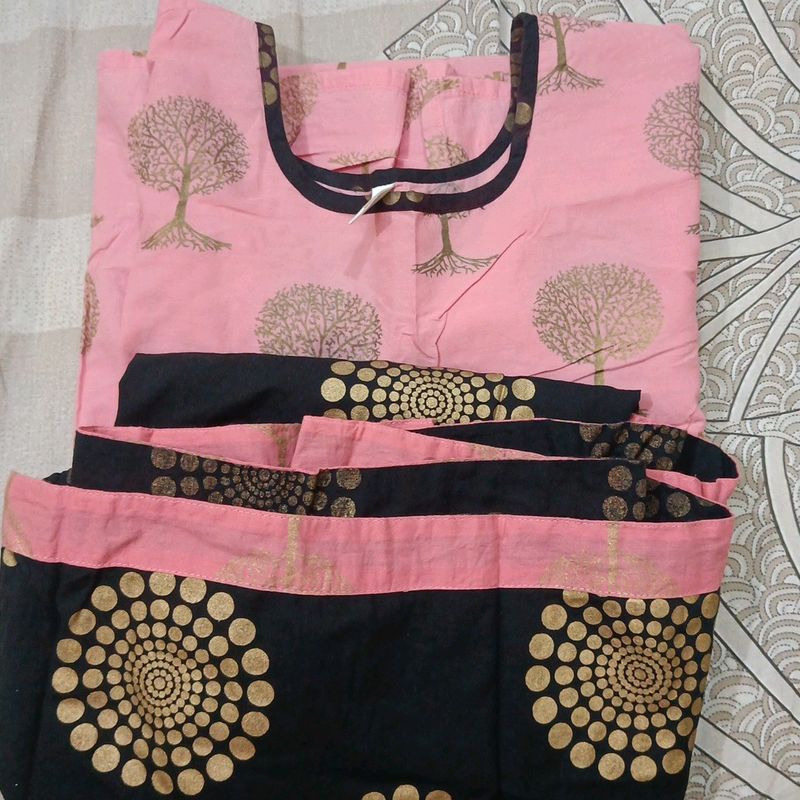 Kurta With Skirt Set