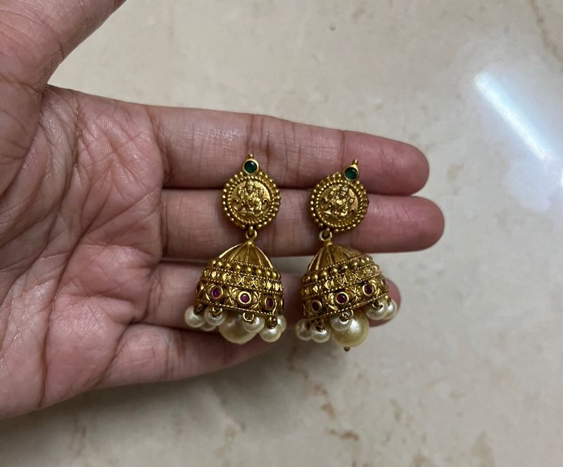 Gold Coated Jhumkas