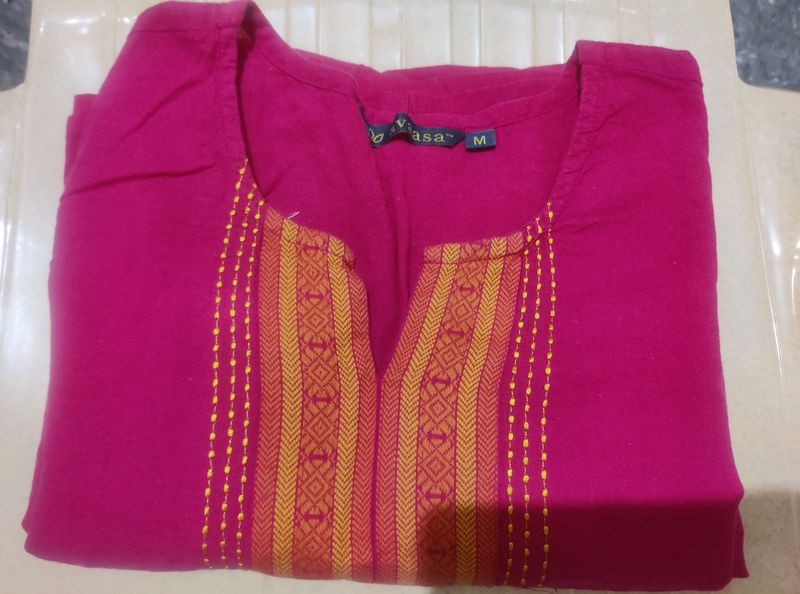 Avaasa Pink Kurta