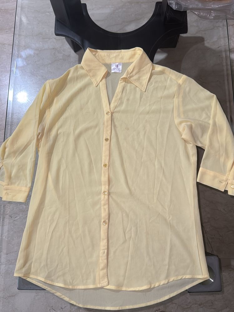 Yellow Formal Shirt