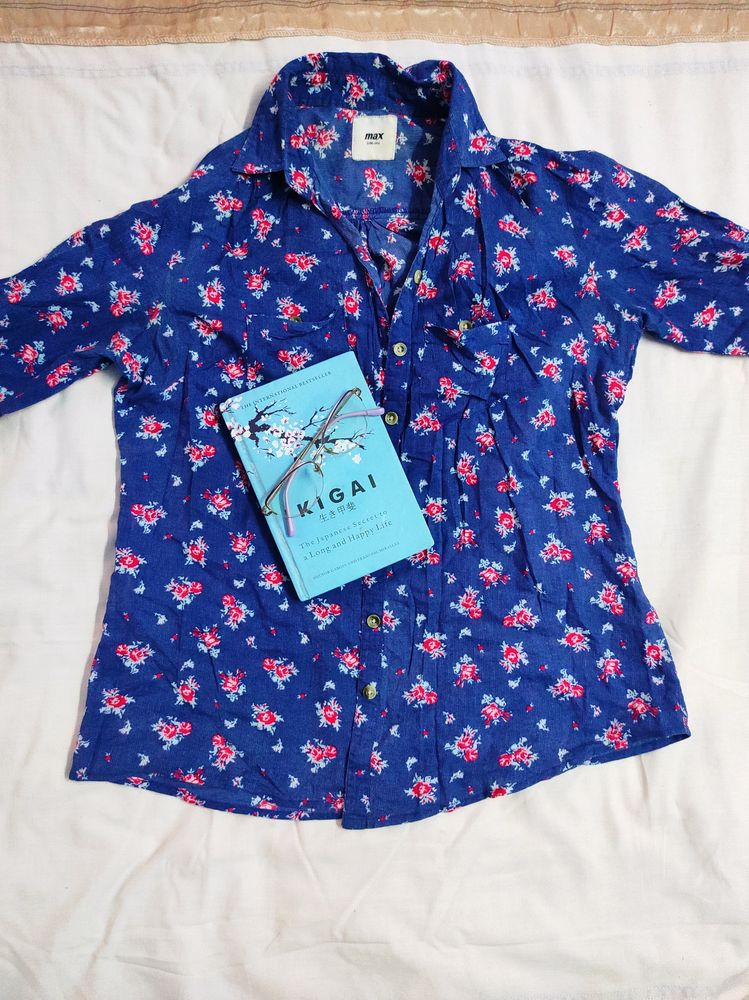 BLUE WOMENS SHIRT