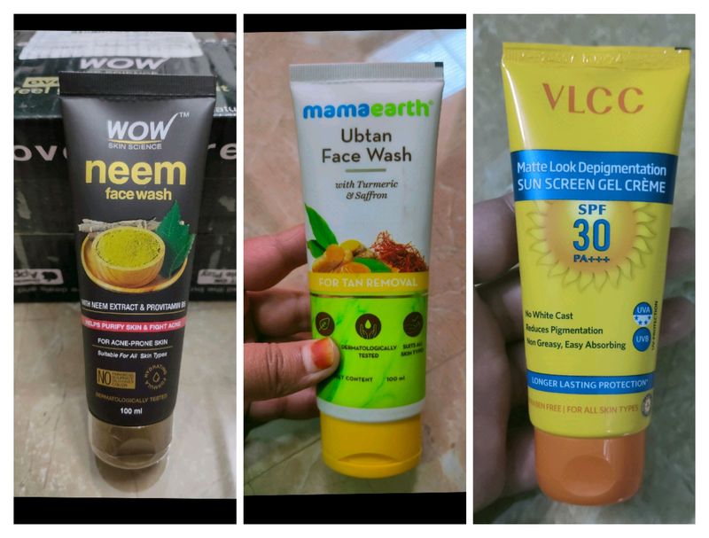 New Face Wash & Sunscreen Combo